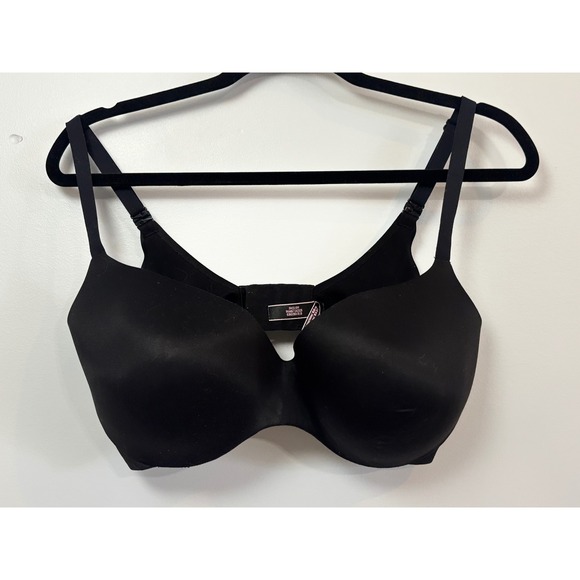Victoria's Secret Black Lightly Lined Demi Bra 36DDD Full Coverage - Picture 1 of 4